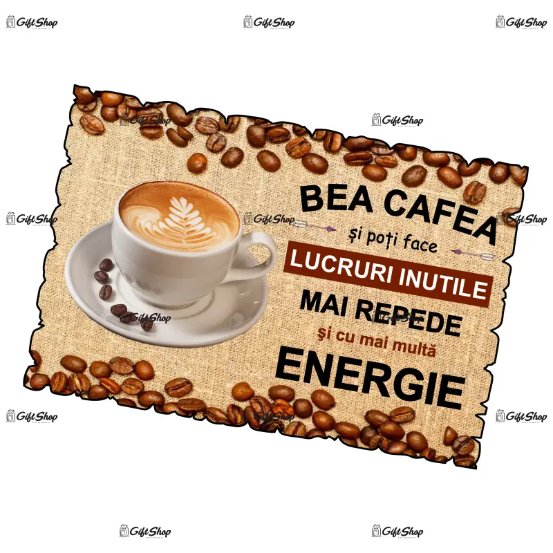 Bea cafea si poti face..., magnet frigider mgs086